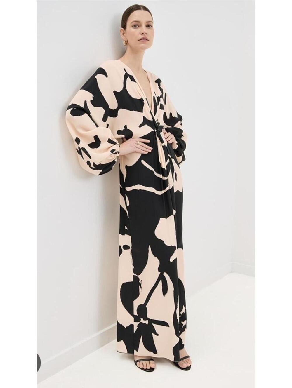 FIGUE Brenna Silk Maxi dress size 6